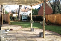 Patio and pergola