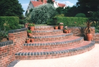 Stair brickwork