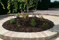 Paving and Plant Beds