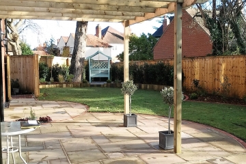 Patio and pergola